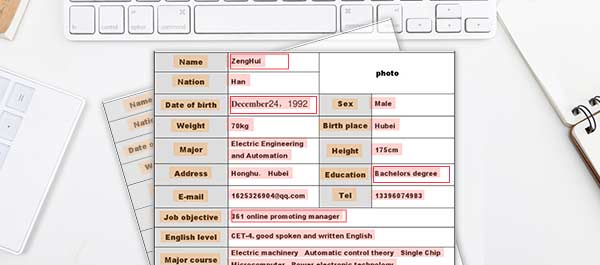 More advanced settings can be made for each recognition area, including line limit, character set limit, and regular expression limit to improve the recognition rate.