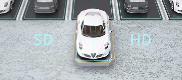 Supports input of standard definition and high definition pictures