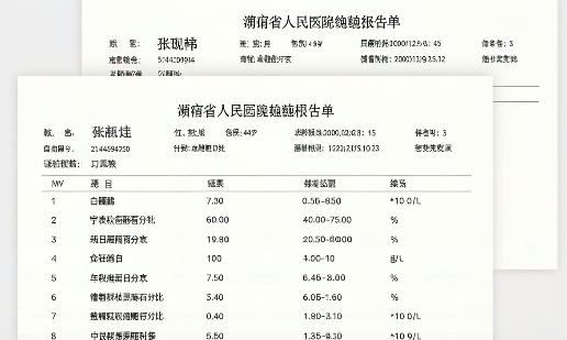 医疗健康类文档识别